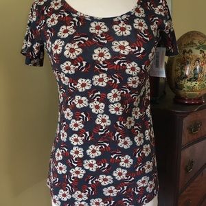 Lularoe Classic tee in whimsical floral print!